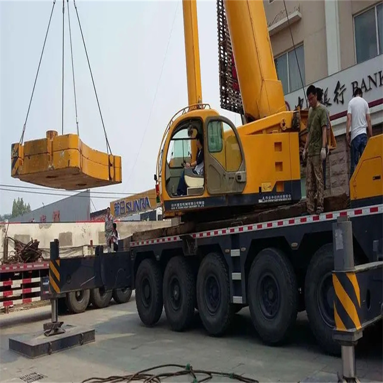 临城县当地吊车出租|机器吊装|75吨|工厂搬迁服务